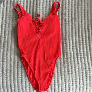 Hollister Vibrant Red Swimwear